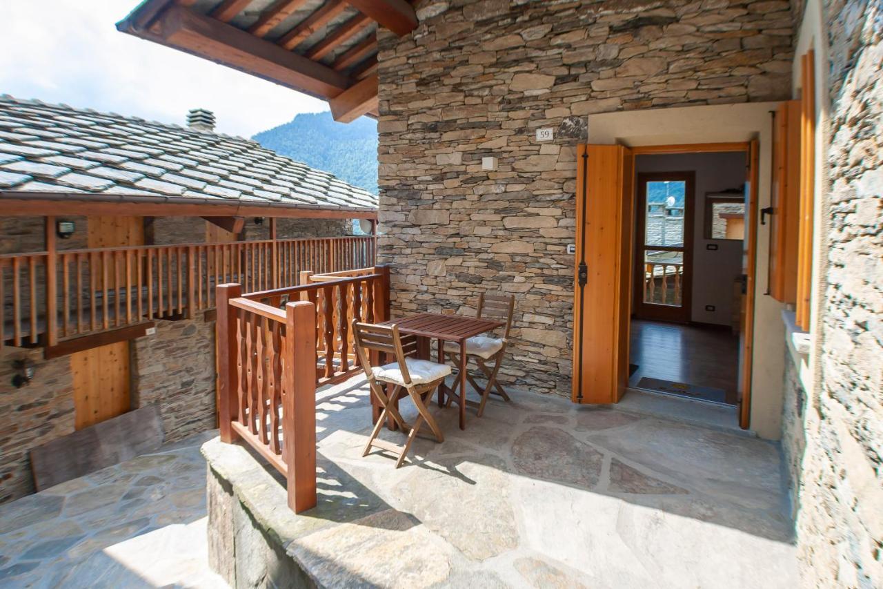 Allo Villo Lovely Apartment Ostana Exterior foto